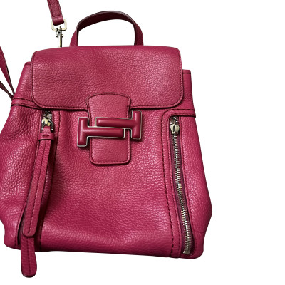 Tod's Backpack Leather in Pink