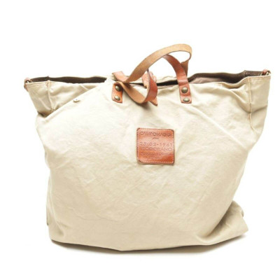 Campomaggi Handbag Cotton in White