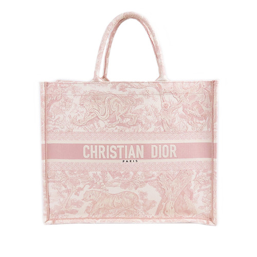 CHRISTIAN DIOR Femme Sac fourre-tout en Toile en Rose/pink