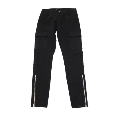 J Brand Trousers Cotton in Black