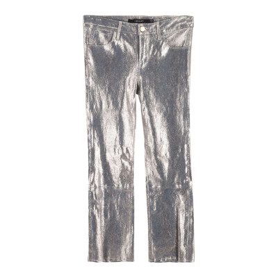 J Brand Trousers Leather in Gold