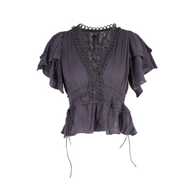 Isabel Marant Top Cotton in Grey