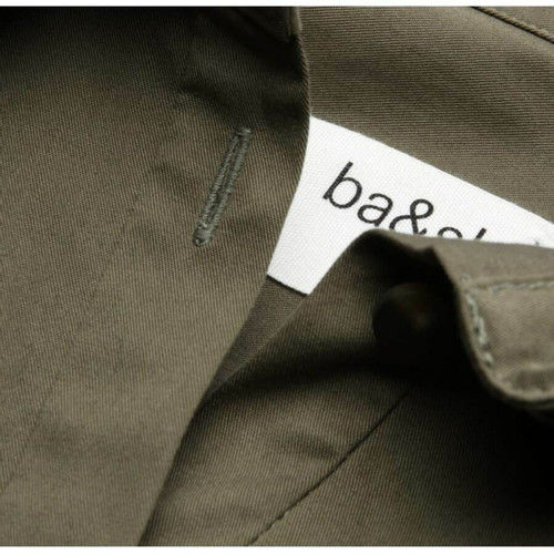 BA&SH Femme Veste/Manteau en Coton en Vert en Taille: DE 34