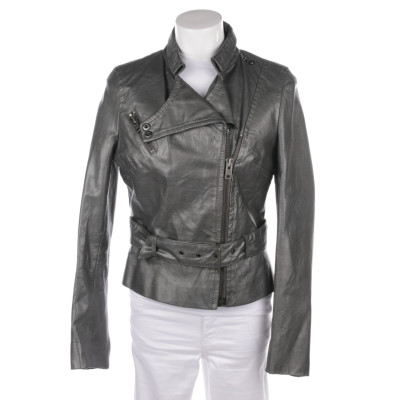 Muubaa Jacket/Coat Leather in Grey