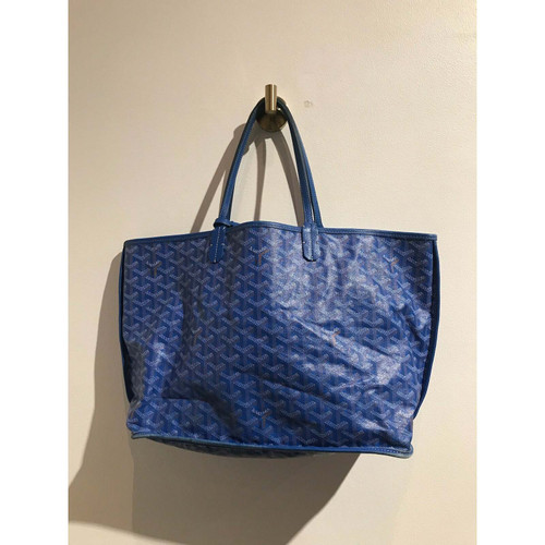 GOYARD Women's Anjou Reversible Bag Canvas in Blue