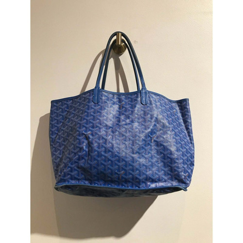 GOYARD Women's Anjou Reversible Bag Canvas in Blue