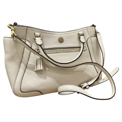Tory Burch Shoulder bag Leather in Cream