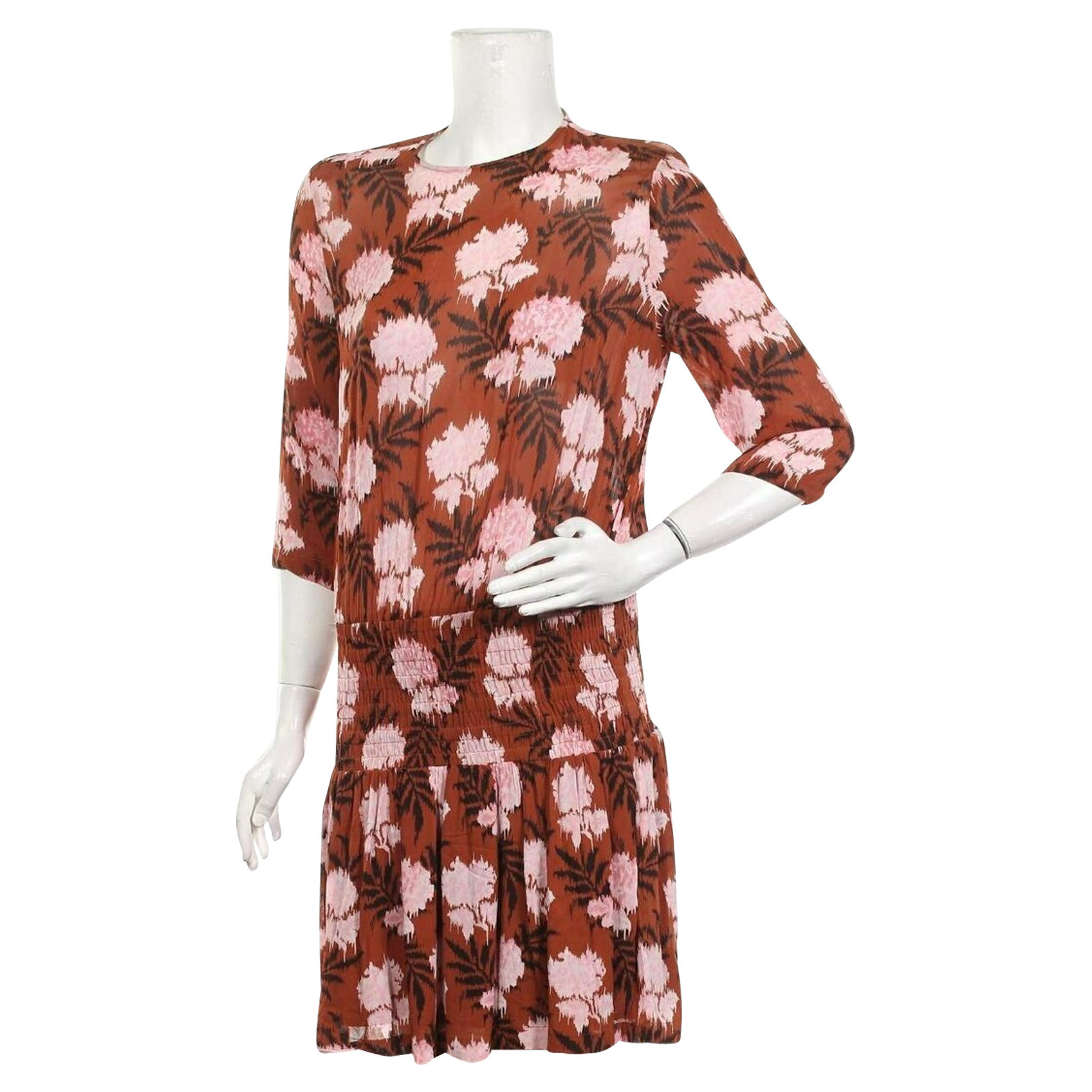 Ganni Kleid aus Viskose in Orange - Second Hand Ganni Kleid aus Viskose in  Orange gebraucht kaufen für 129€ (7833138)