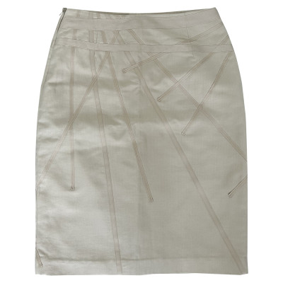 Akris Skirt Cotton in Beige