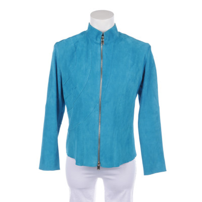 Jitrois Jacket/Coat Leather in Blue