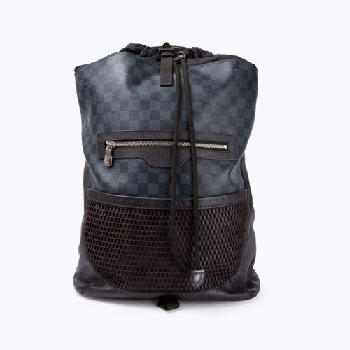 LOUIS VUITTON Femme Matchpoint Hybrid Backpack en Cuir en Noir