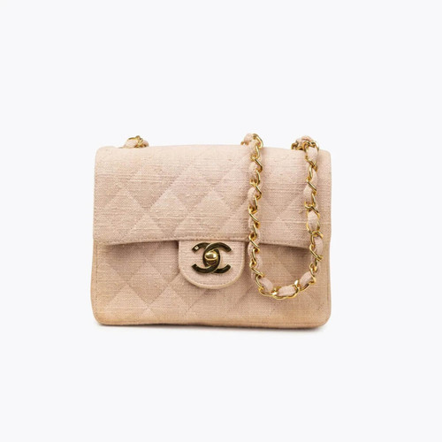CHANEL Women's Classic Flap Bag Mini Square in Pink