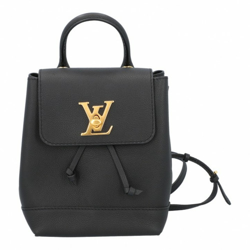 LOUIS VUITTON Women's Lockme Backpack Mini Leather in Black