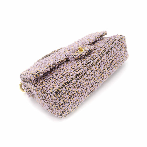 CHANEL Tweed Flap Bag Strass Second Hand - MyLovelyBoutique