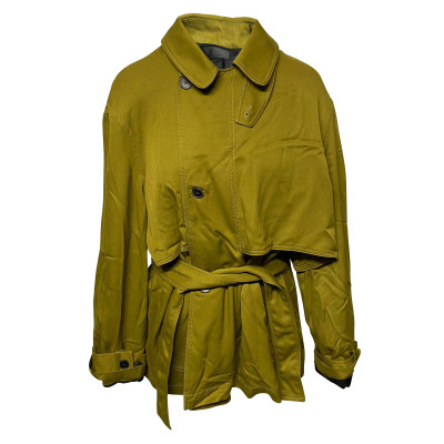 Haider Ackermann Jacket/Coat Viscose in Green