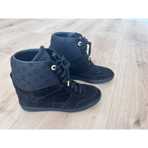 LOUIS VUITTON Femme Sneakers aus Leder in Schwarz