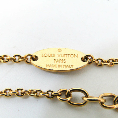 LOUIS VUITTON Women's Bracelet/Wristband Leather in Gold
