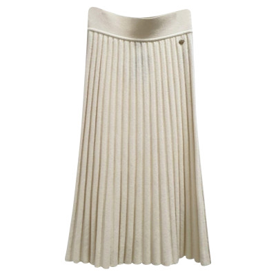 Chanel Skirt Wool in Cream