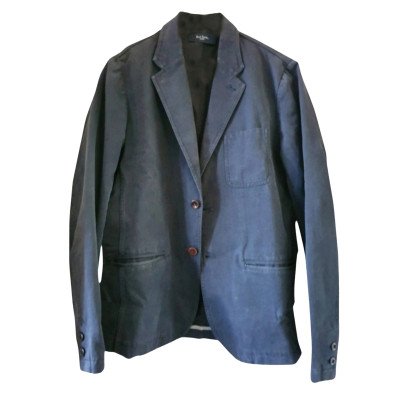 Paul Smith Jacke/Mantel aus Baumwolle in Blau