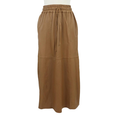 Ibana Skirt Leather in Brown