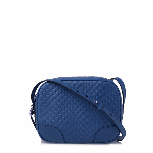 GUCCI Femme Bree GG Leather Bag en Cuir en Bleu