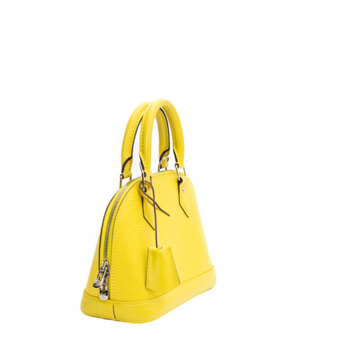 SAC A MAIN LOUIS VUITTON ALMA PM CUIR EPI JAUNE