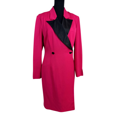 Christian Dior Dress Wool in Pink