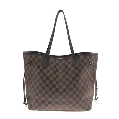 LOUIS VUITTON Dames Neverfull Canvas in Bruin