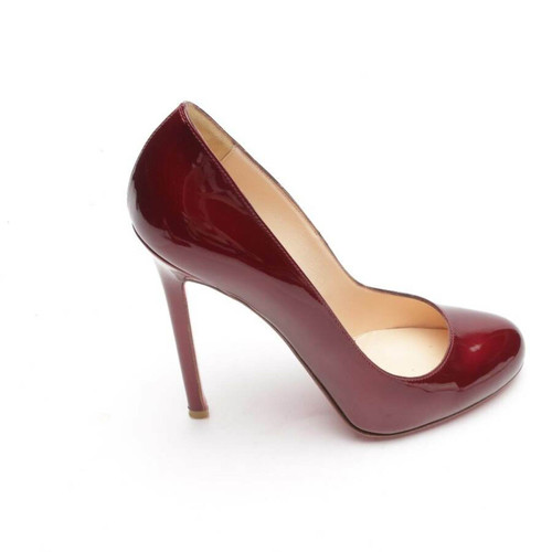 CHRISTIAN LOUBOUTIN Donna Décolleté/Spuntate in Pelle in Rosso