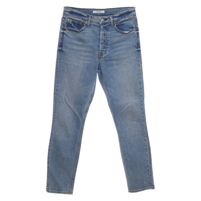 Grlfrnd Jeans in Cotone in Blu
