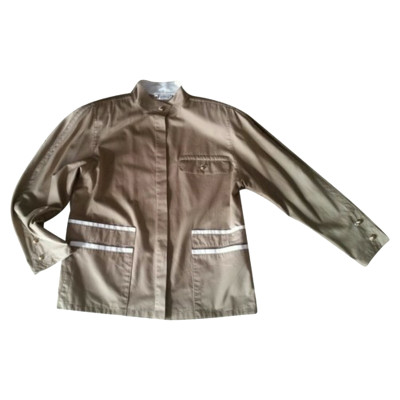 Gianni Versace Jacket/Coat Cotton in Ochre
