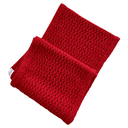 MONCLER Damen Schal/Tuch aus Wolle in Rot | Second Hand