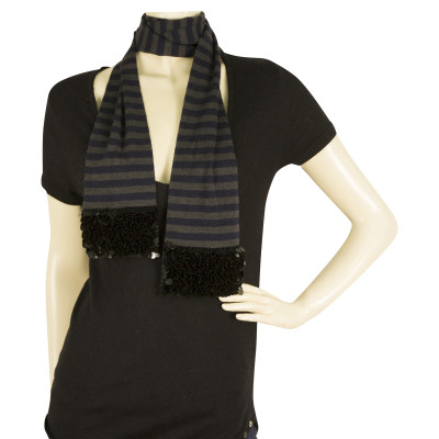 Sonia Rykiel Striped wool scarf