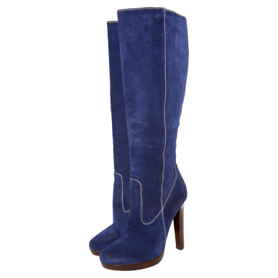 Dsquared2 Boots Suede in Blue