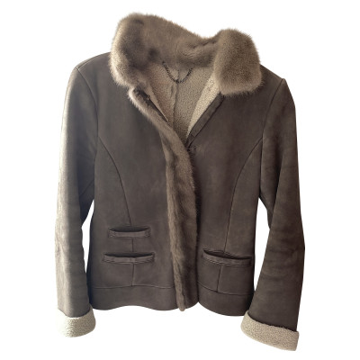 Mabrun Jacke/Mantel aus Leder