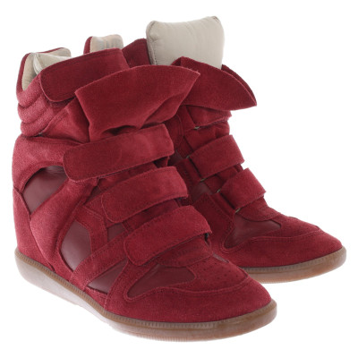 Isabel Marant Trainers Leather in Red