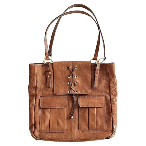 YVES SAINT LAURENT Donna Borsa a tracolla in Pelle in Marrone