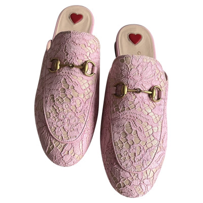 Gucci Princetown Slipper Leather in Pink