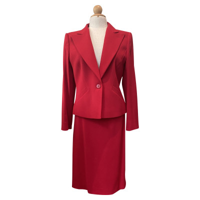 Armani Collezioni Suit Wool in Red