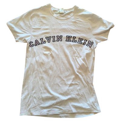 Calvin Klein Top Cotton in Cream