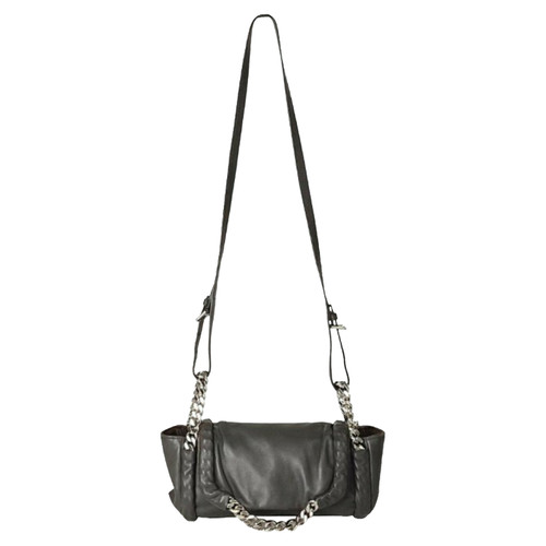 Pre-owned Babylone Leather Crossbody Bag In Black