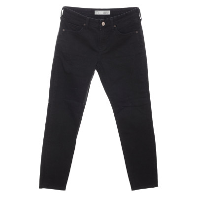 Topshop Jeans aus Baumwolle in Schwarz