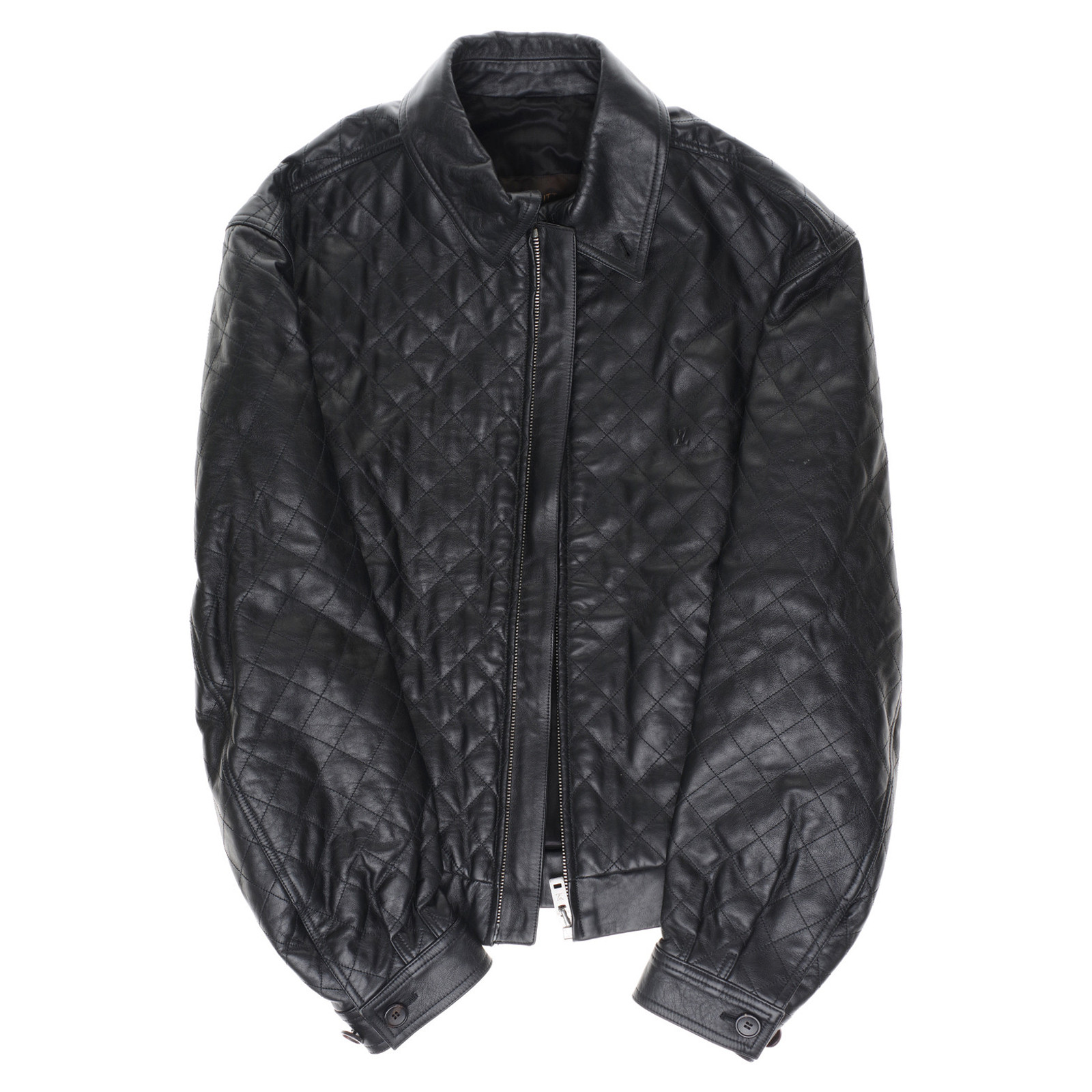 Louis Vuitton Jacke/Mantel aus Leder in Schwarz - Second Hand Louis Vuitton  Jacke/Mantel aus Leder in Schwarz gebraucht kaufen für 1990€ (4543956)