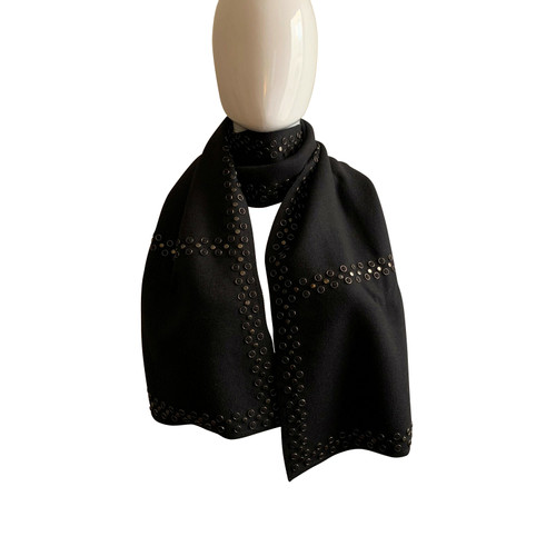 ROBERTO CAVALLI Women's Schal/Tuch aus Wolle in Schwarz