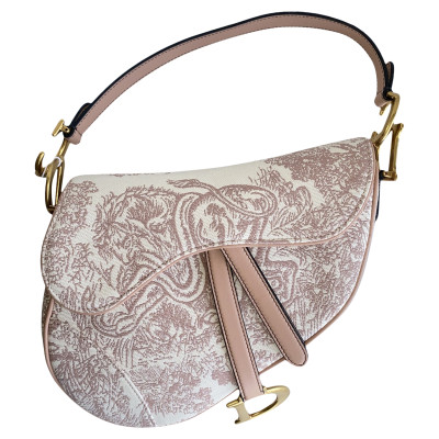 Christian Dior Saddle Bag in Roze