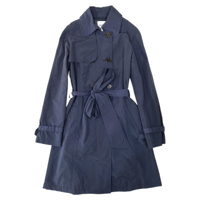 Moschino Jacket/Coat Cotton in Blue