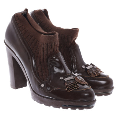 Baldinini Pumps/Peeptoes Leather in Brown