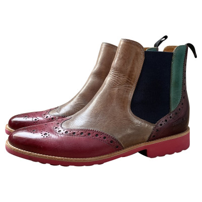 Melvin&Hamilton Ankle boots Leather in Fuchsia