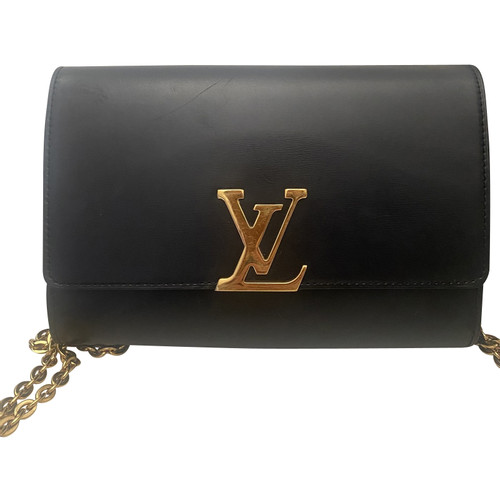LOUIS VUITTON Women's Louise Chain GM Leather in Black