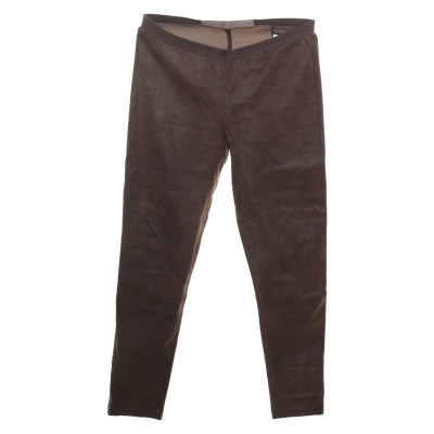 Rick Owens Trousers Leather in Brown